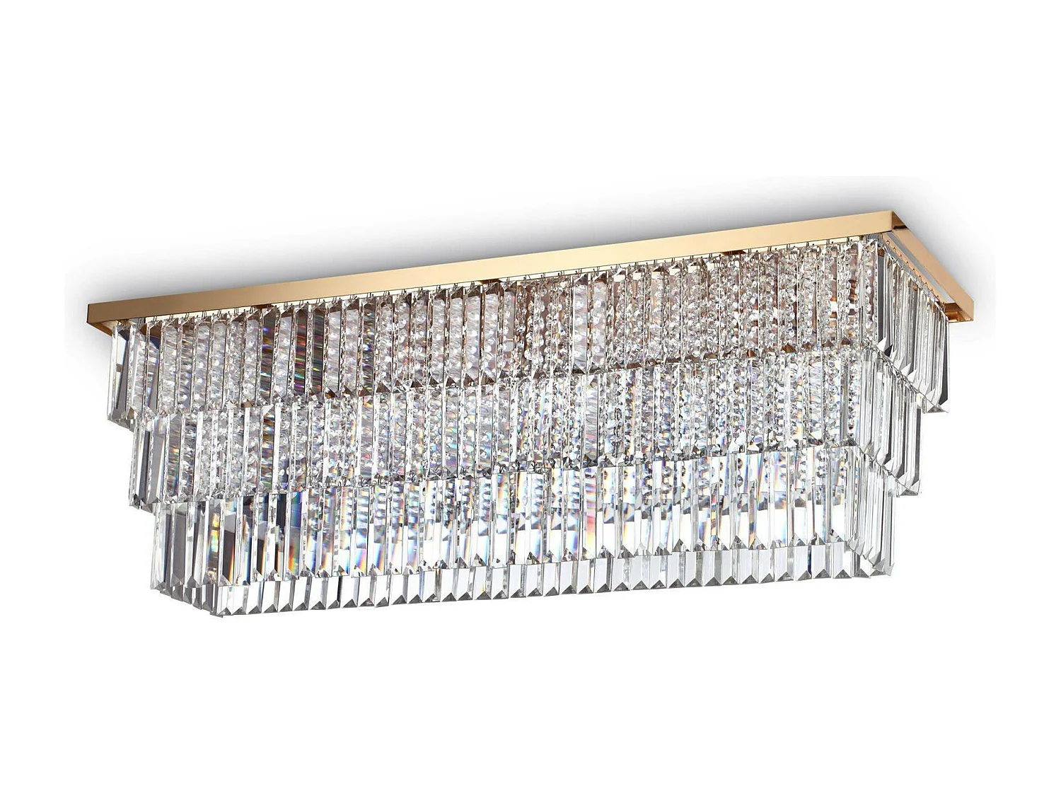 Ideal Lux Martinez - 8 Licht Deckenleuchte Gold