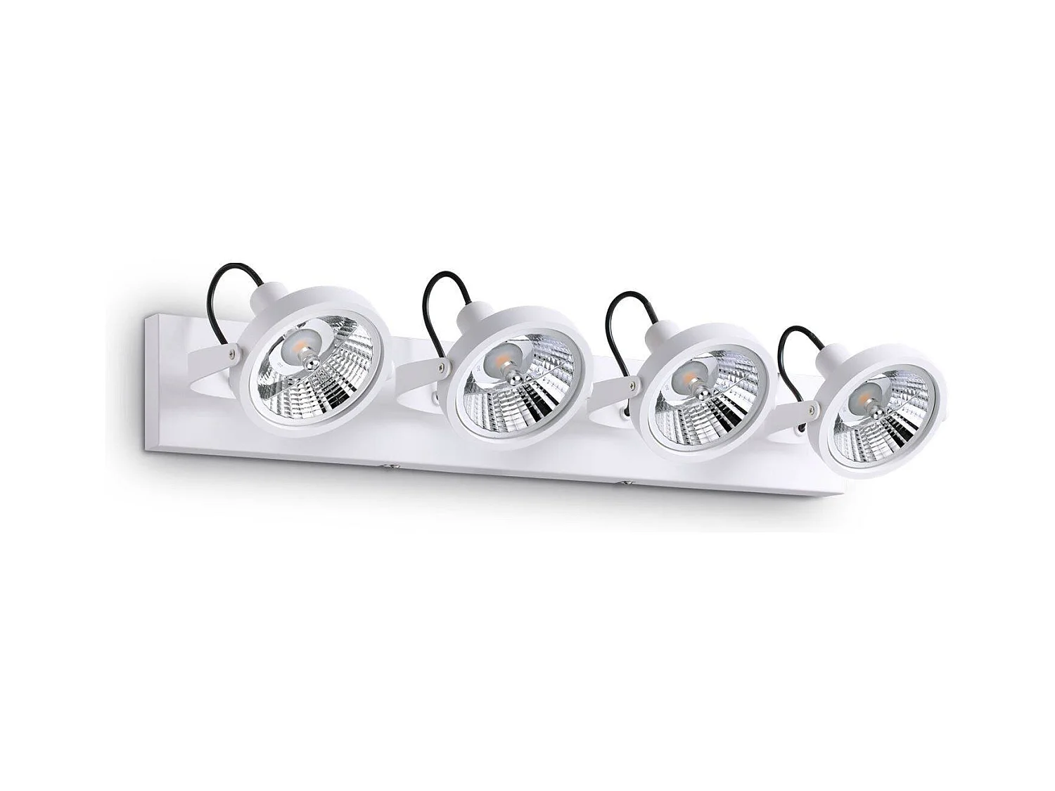 Ideal Lux Glim - Plafoniera a 4 luci Bianca
