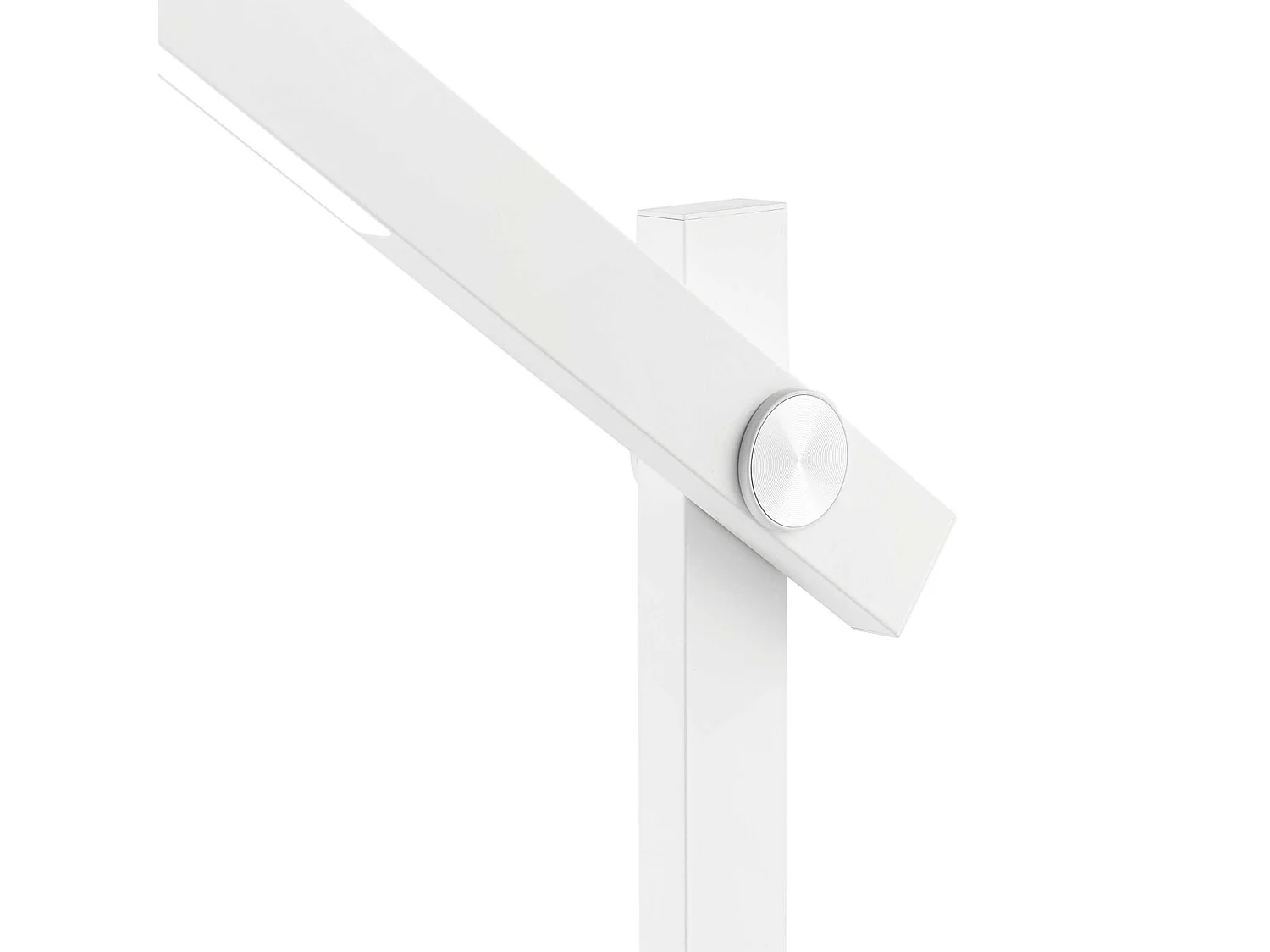Ideal Lux PIVOT Lampada da tavolo LED integrata dimmerabile bianca, interruttore integrato, 3000K