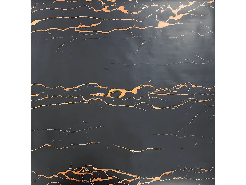 Rouleau Adhésif Fantaisie "Marbre" 45x200cm Noir