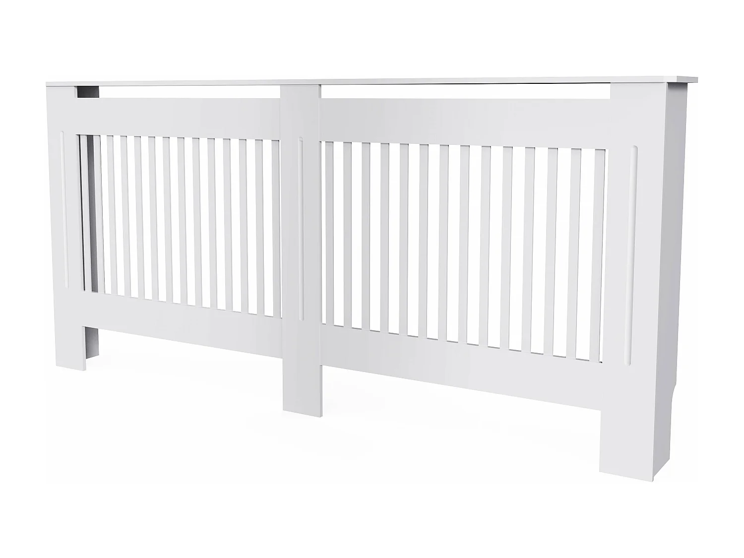 Cache radiateur grille bois cache radiateur maison en mdf couvre radiateur mural couverture de radiateur 172x19x92cm