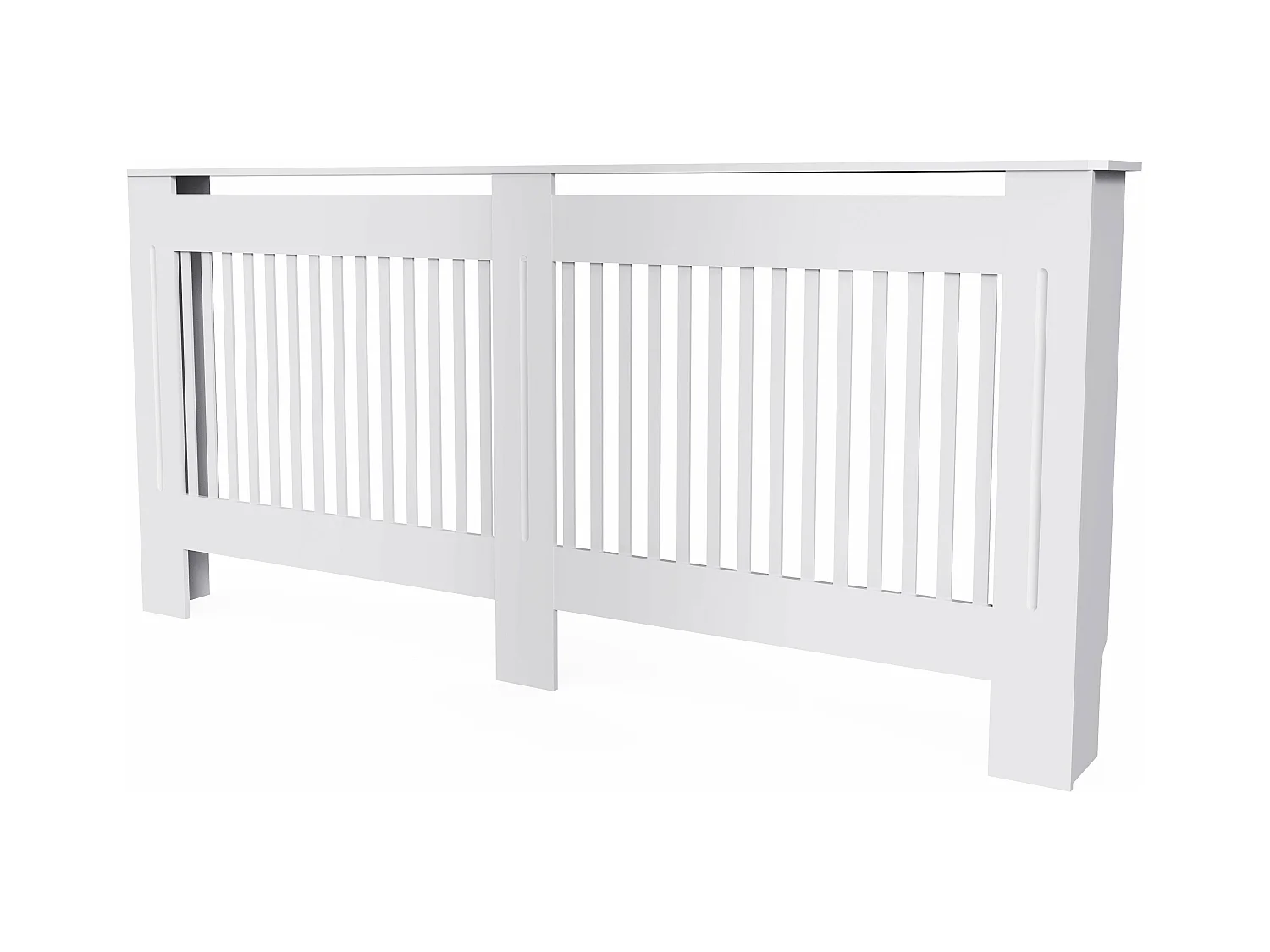 Cache radiateur grille bois cache radiateur maison en mdf couvre radiateur mural couverture de radiateur 172x19x92cm