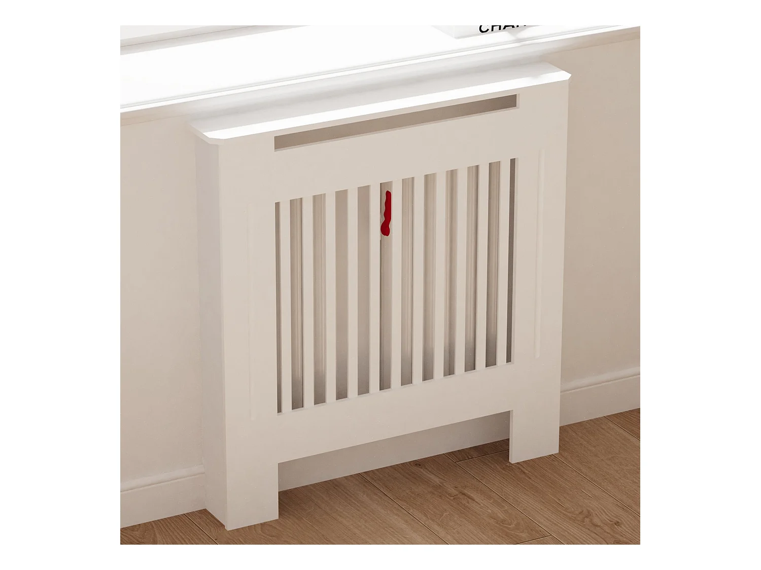 Couverture de radiateur mural cache radiateur grille cache radiateur maison en mdf couvre radiateur bois 78x19x101.2cm