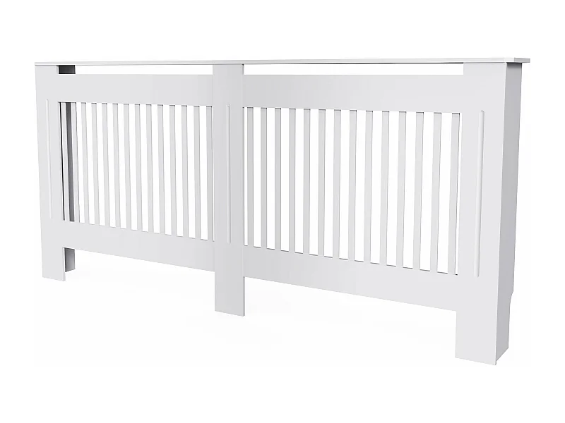 Couvre radiateur grille bois cache radiateur maison en mdf cache radiateur mural couverture de radiateur 152x19x92cm