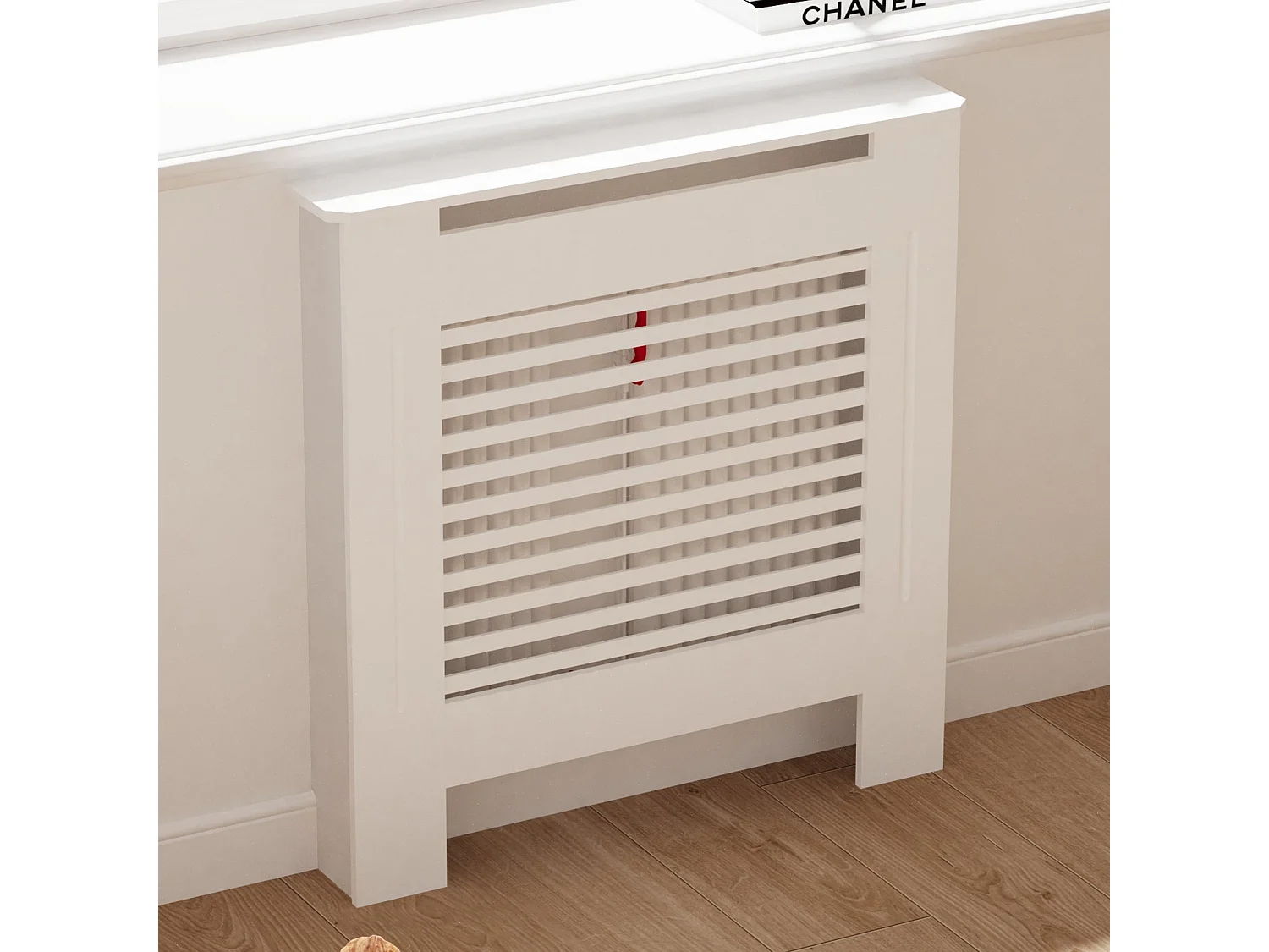 Cache radiateur grille couverture de radiateur mural cache radiateur maison en mdf couvre radiateur bois 78x19x101.2cm