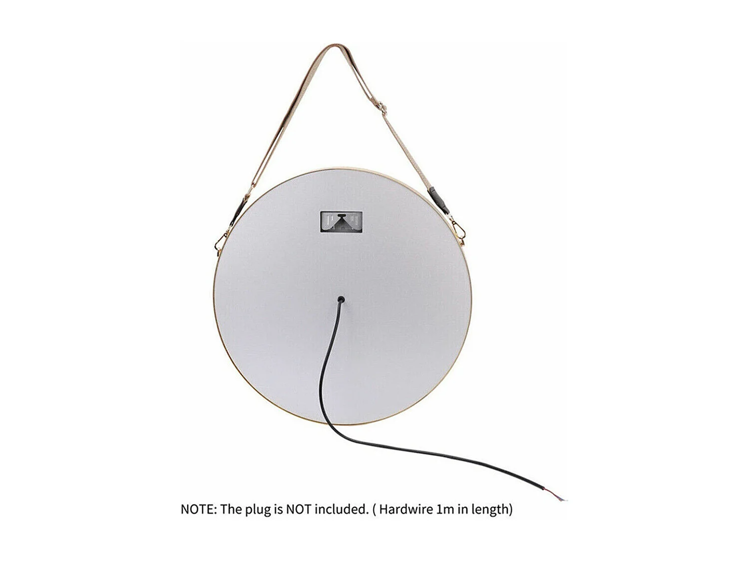 Miroir salle bain led rond 80cm éclairage avec 3 couleurs réglables anti-buée 80x80cm