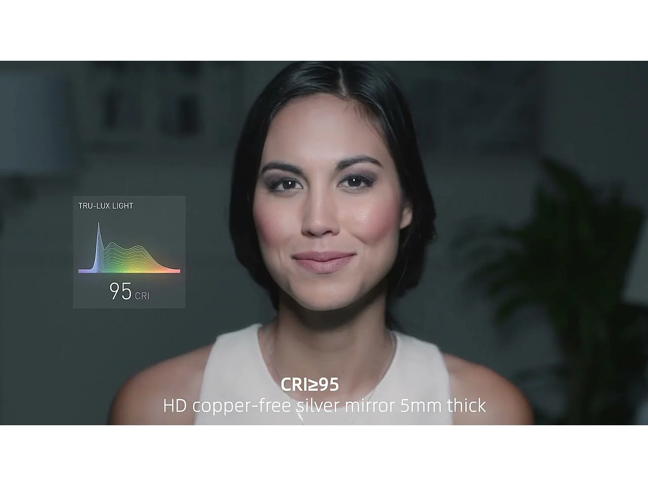 Espejo de baño LED ovalado 60x80cm con iluminación antivaho espejo de pared 60x80cm