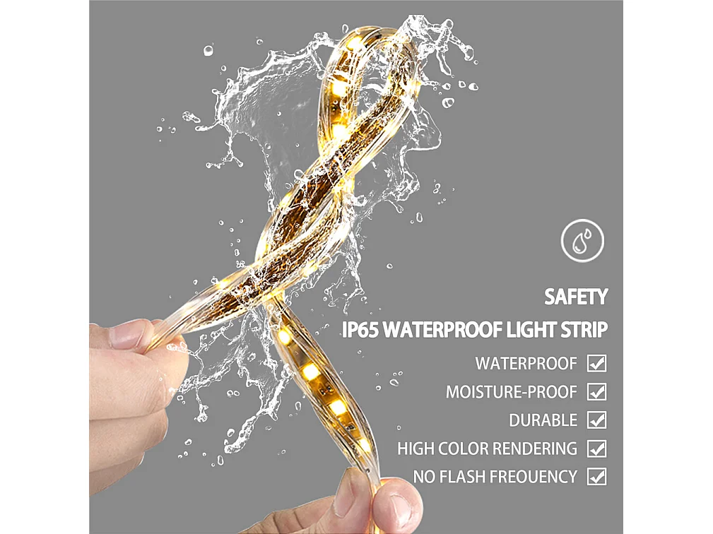 Lustro łazienkowe LED 90x70cm prostokątne podświetlane lustro ścienne anty-parowanie 90x70cm