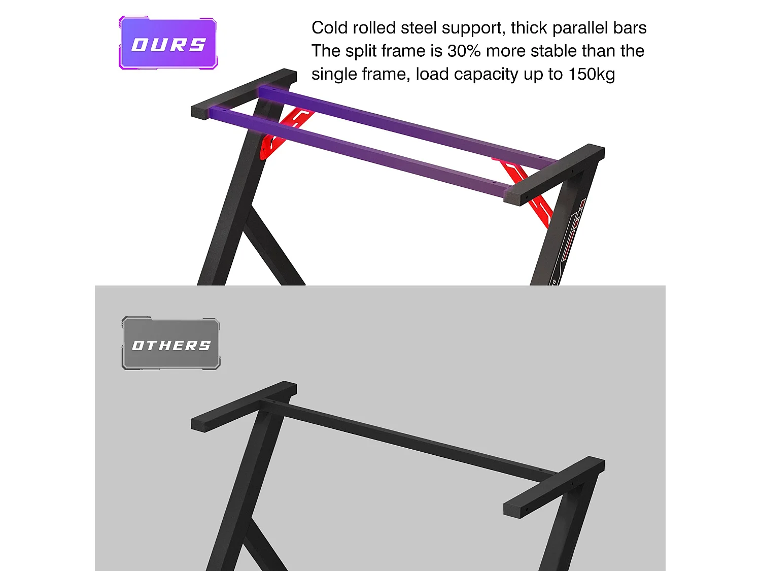 Bureau gaming led bureau gamer rgb informatique pour ordinateur avec support casque et porte gobelet 100x60x73cm