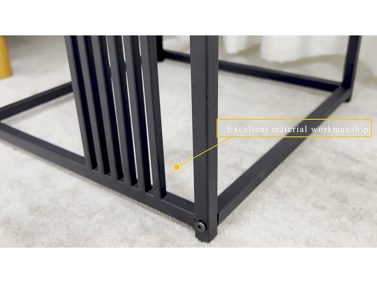 Table d'appoint solide carré en marbre moderne scandinave pour salon chambre terrasse 40x40x45cm