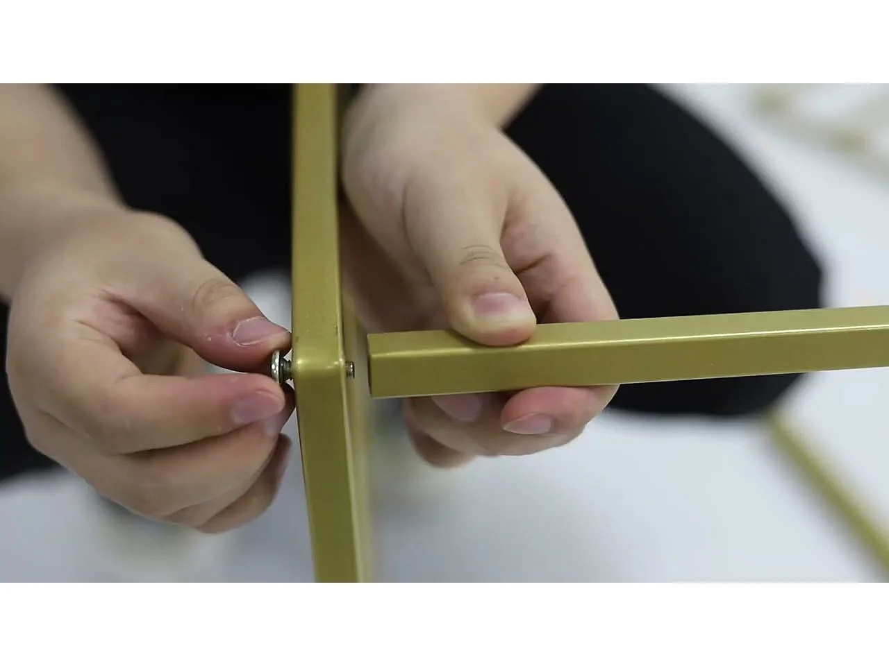 Table d'appoint marbre carré à 2 niveaux design pour salon café 40x40x58cm