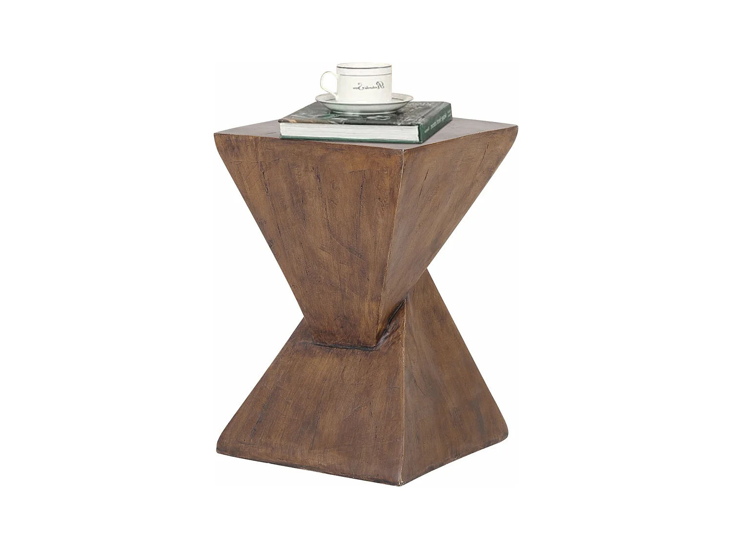 Table console entrée bois vintage couloir de salon pour couloir 82x32x81.5cm