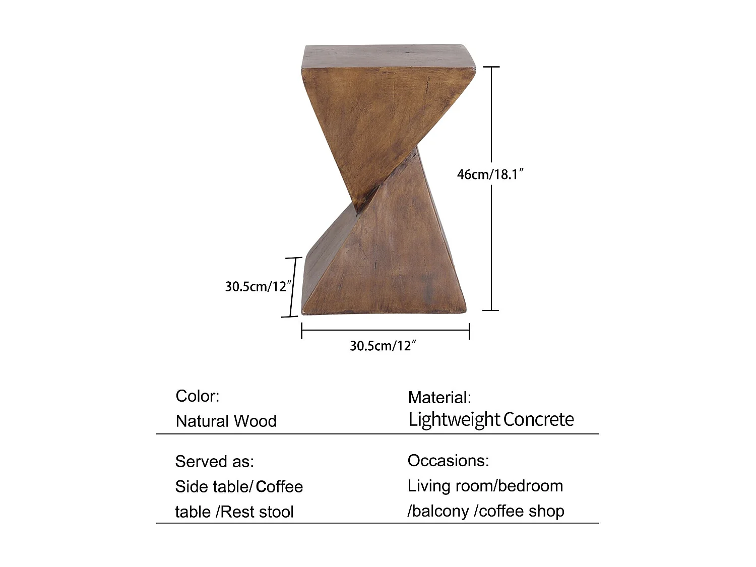 Table console entrée bois vintage couloir de salon pour couloir 82x32x81.5cm