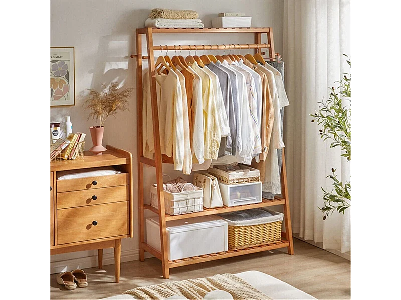 Cabideiro resistente para roupas e sapatos 43,5x80x165 cm