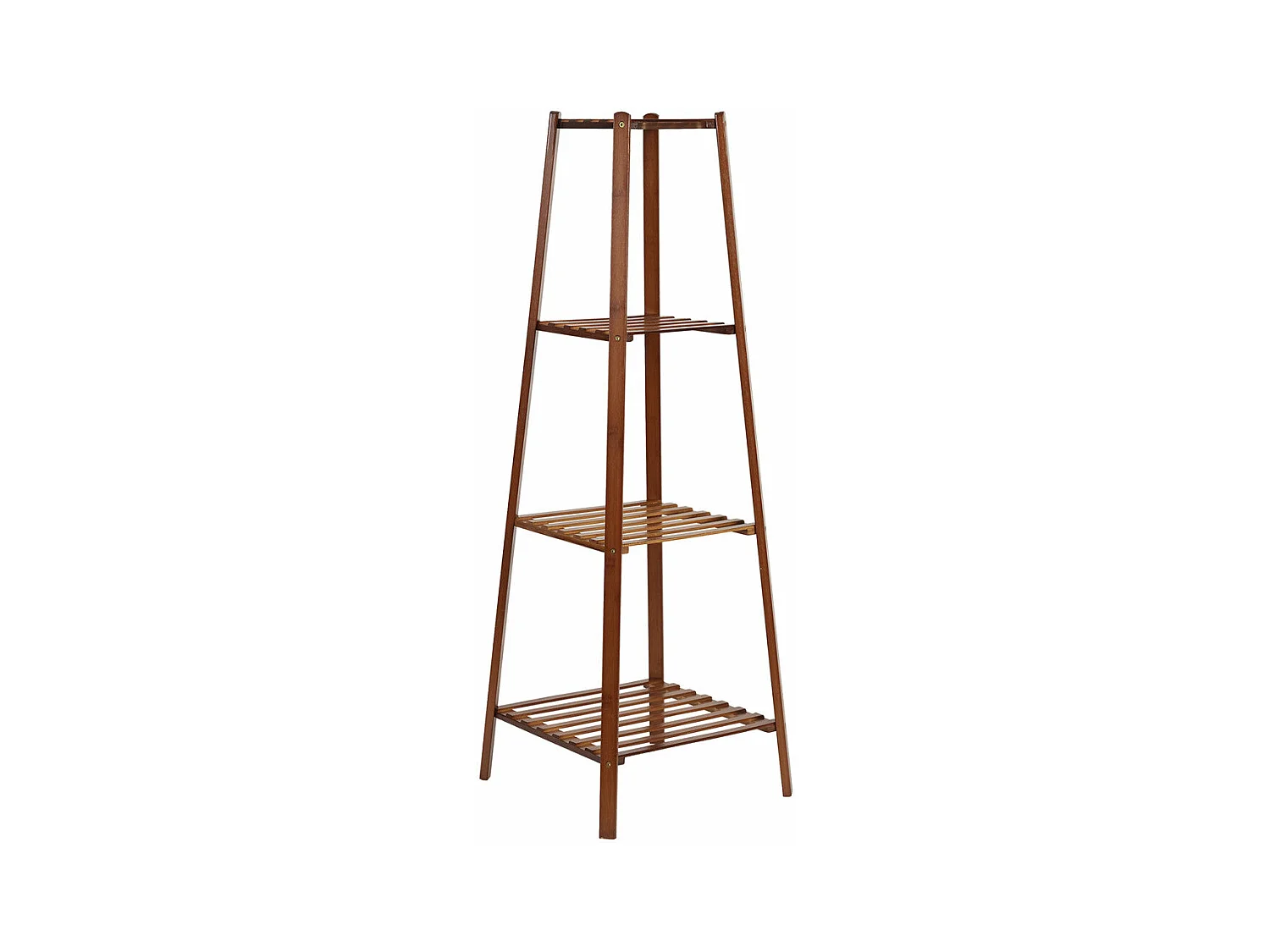 Porte plante intérieur étagère plante d angle à 4 niveaux support de rangement 32x32x115cm
