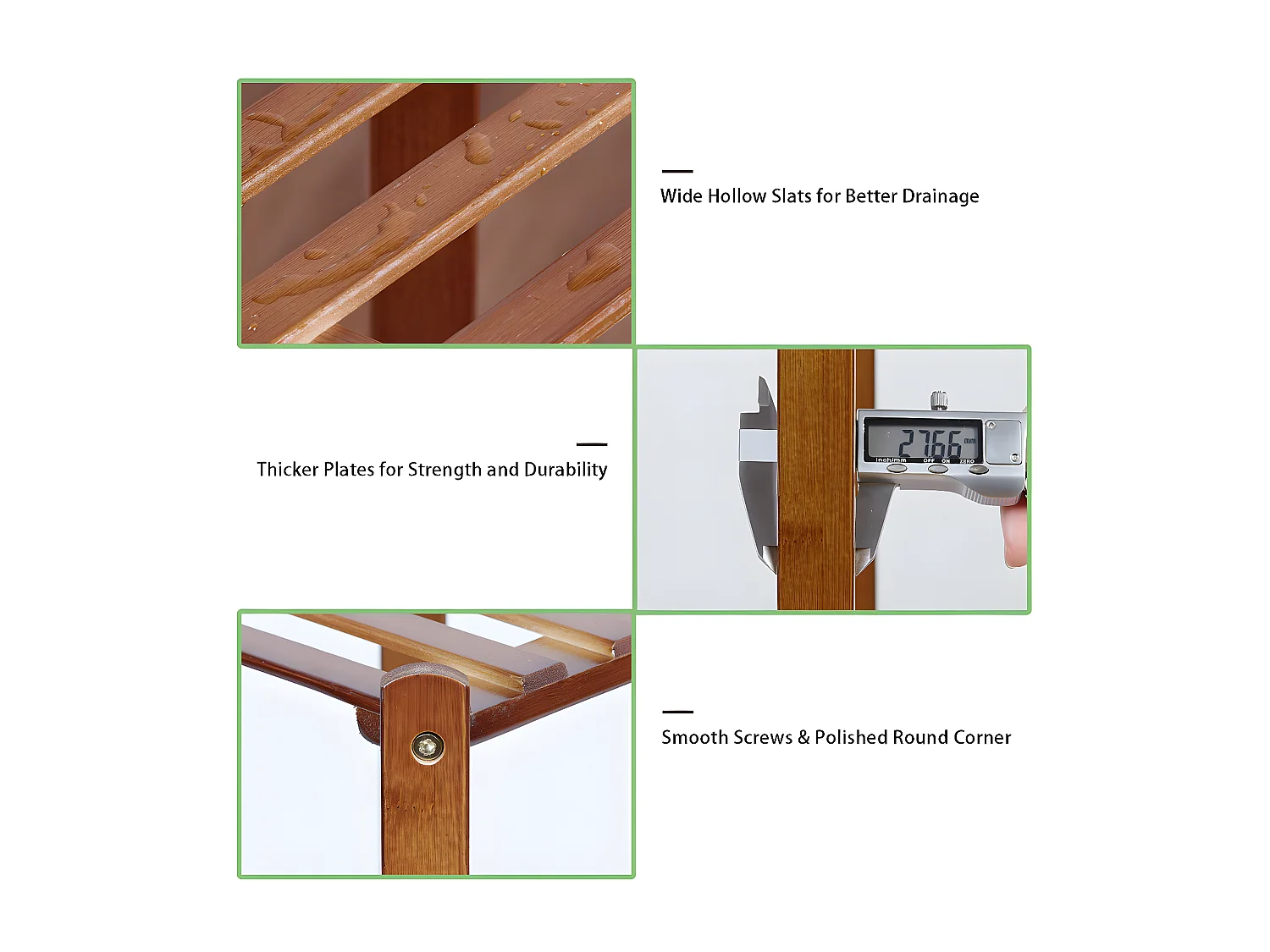 Porte plante intérieur étagère plante d angle à 4 niveaux support de rangement 32x32x115cm