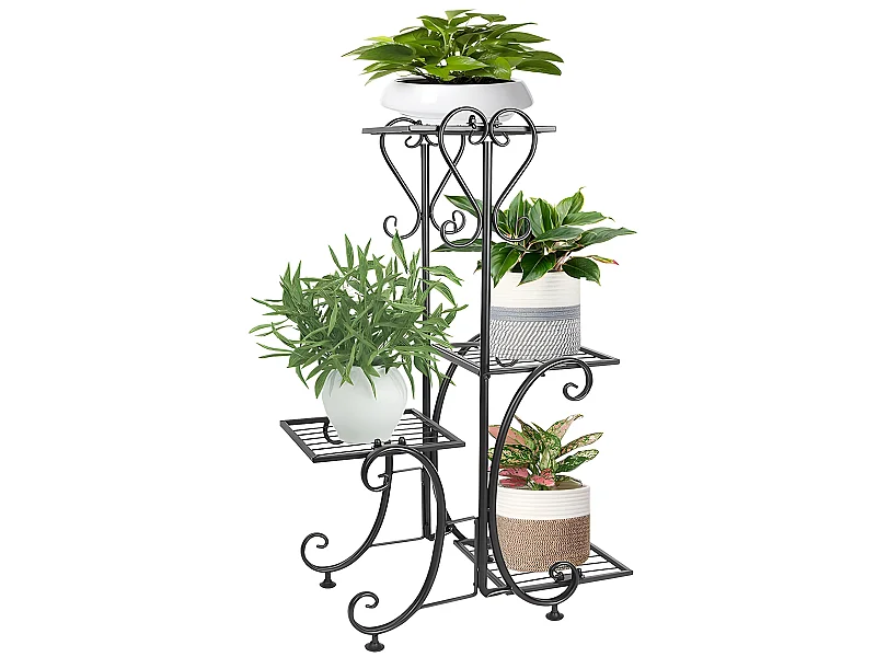 Porte plantes étagère plante intérieure support pot de fleurs extérieur 87x50x25cm