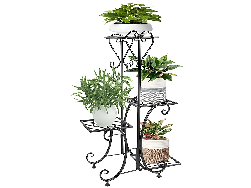 Porte plantes étagère plante intérieure support pot de fleurs extérieur 87x50x25cm