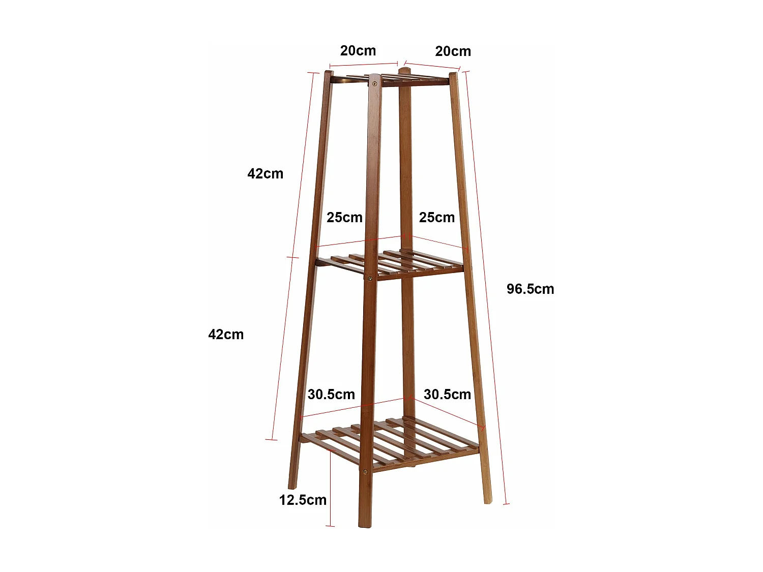 Jardinière treillis extérieure bac à fleurs rectangulaire grande taille carré potager surélevé de jardin esthétique 64x36.5x115cm