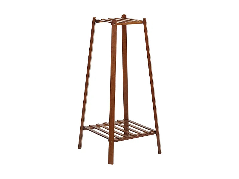 Étagère plante balcon porte plante en bois massif support pour plantes 58x50x11.5cm