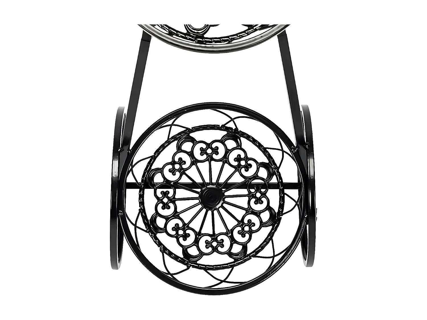 Porte plante intérieur étagère plantes avec 3 support pot de fleur 82x50x25cm