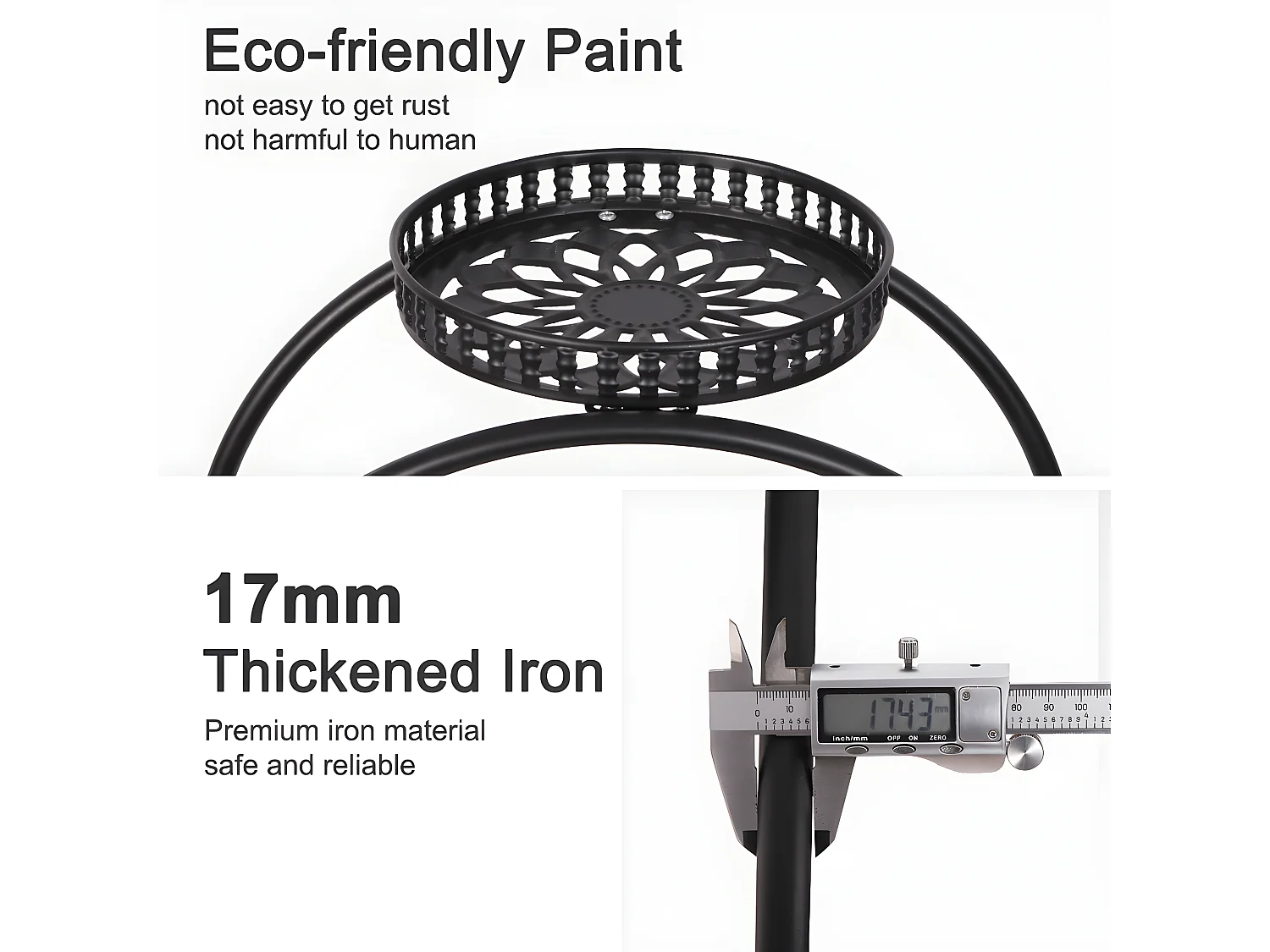 Porte plante intérieur à roulettes étagère plantes design support pot de fleur 33x73x79cm