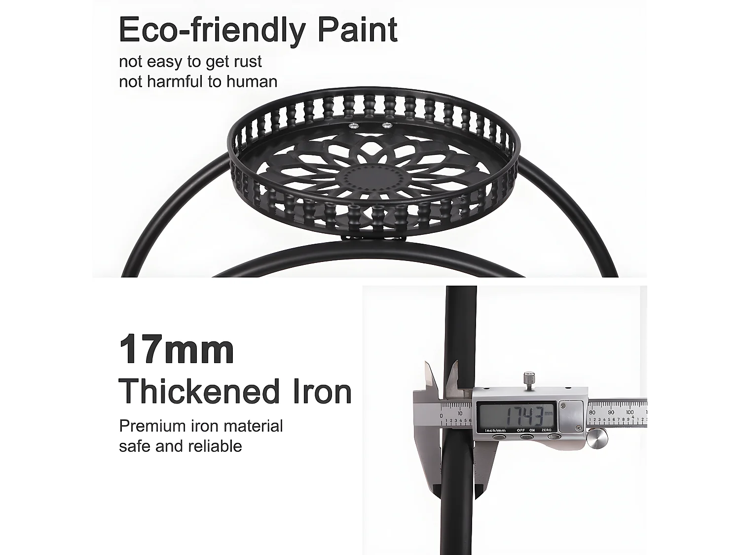 Porte plante intérieur à roulettes étagère plantes design support pot de fleur 33x73x79cm