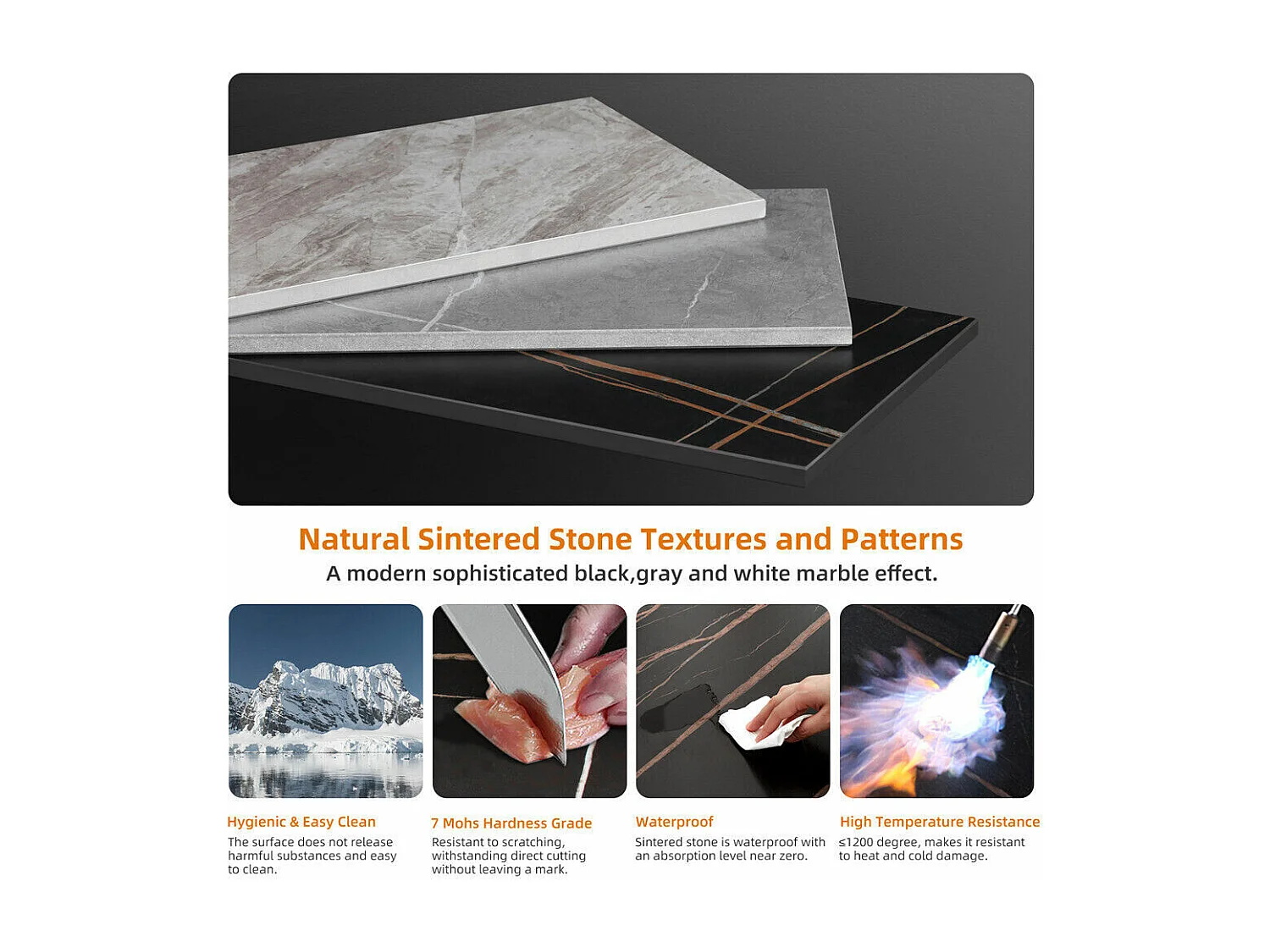 Table console entrée en marbre pour couloir salon 120x30x78.5cm