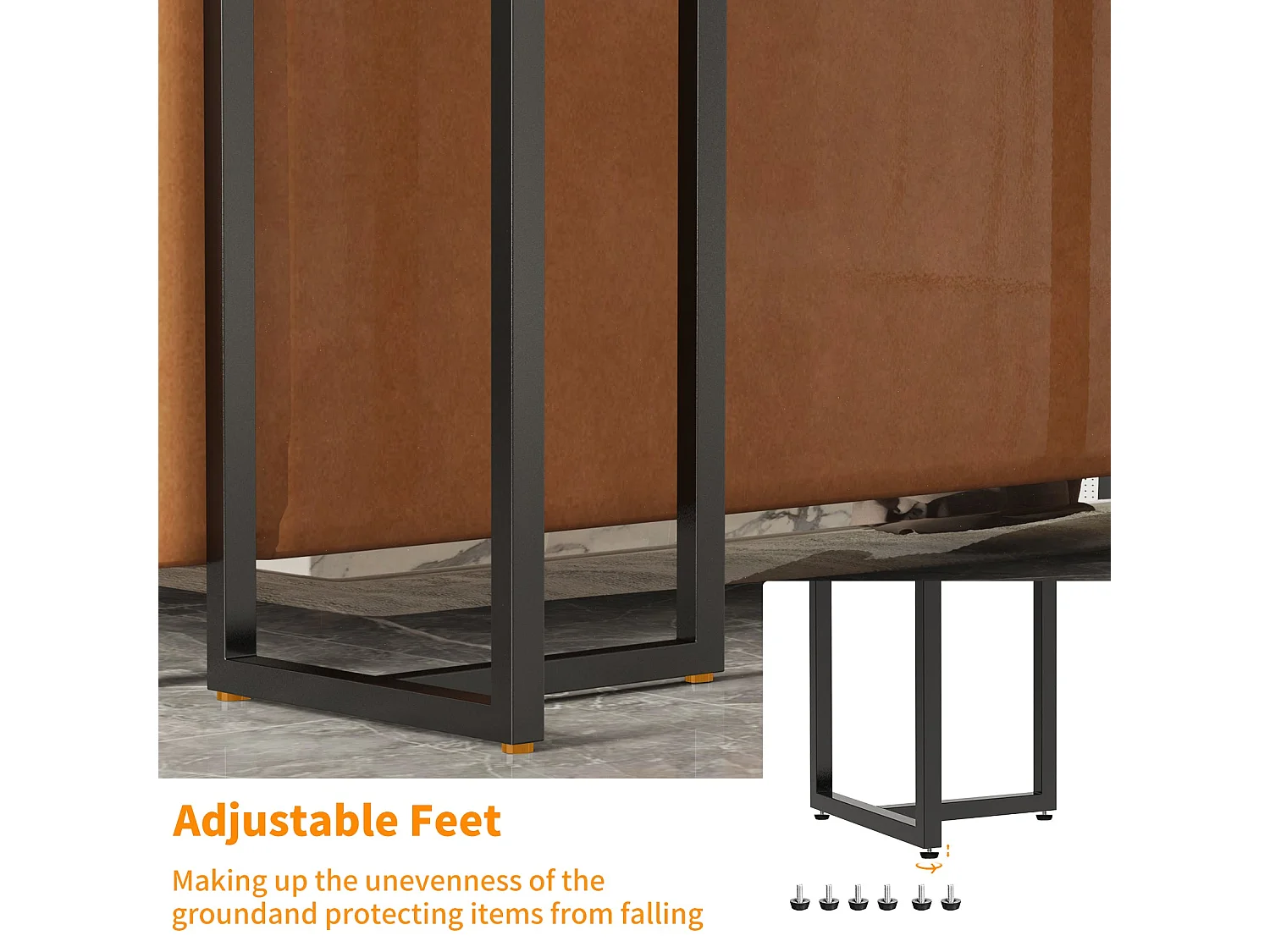 Table console entree en marbre scandinave pour salon entrée couloir 100x30x78.5cm