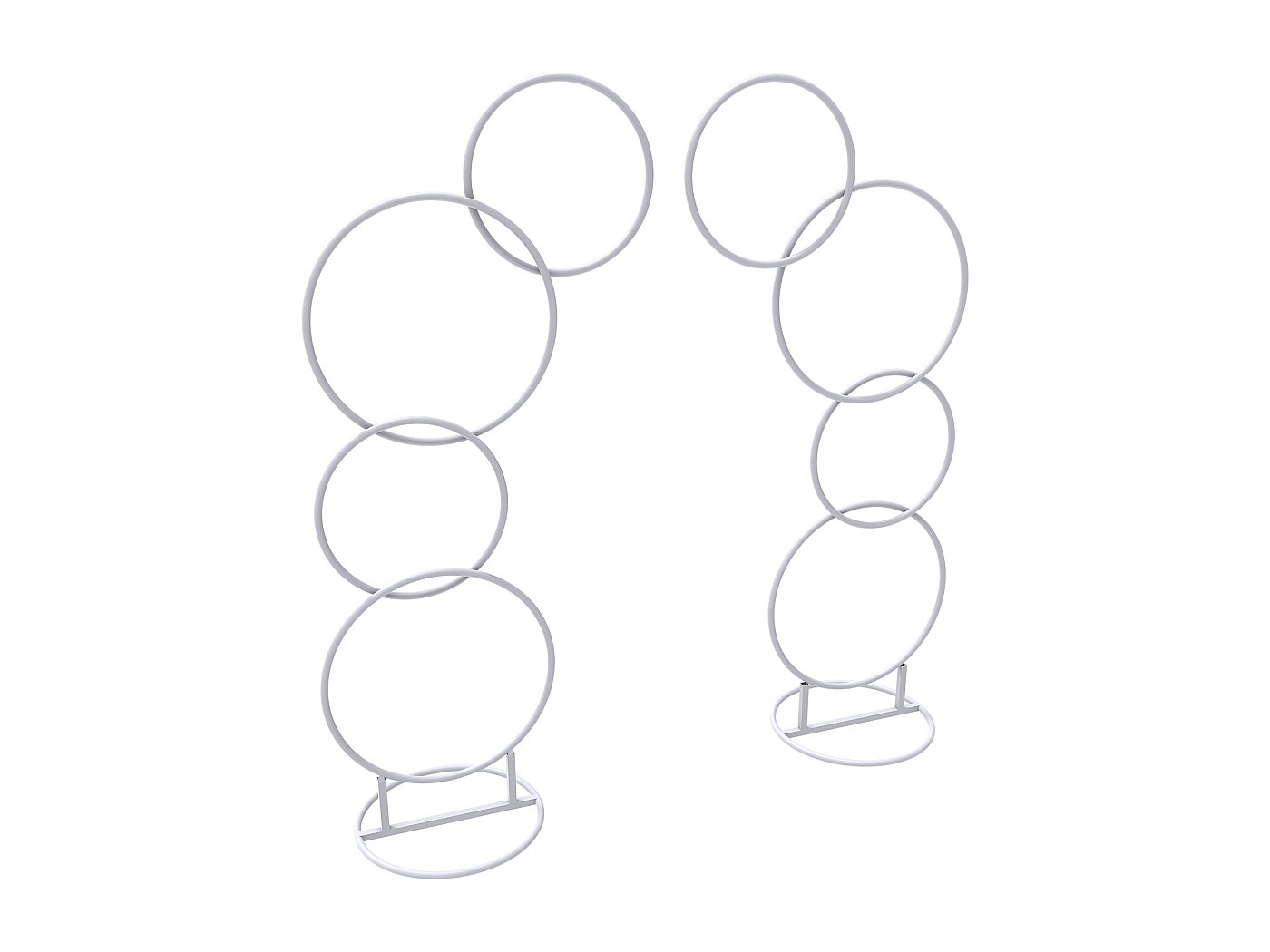 7.5 Ft Métal Mariage Arc Raisin Arc Mariage Fleurs Ballon Arc Cadre Arc De Mariage Cadre En Metal Fond Decoratif Cadre Floral Blanc 84780790