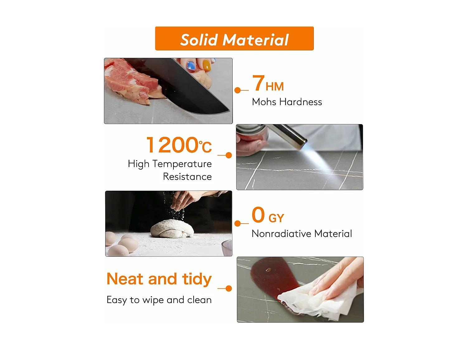 Table basse gigogne ronde marbre lot de 2 salon table café moderne 80x80x45cm+60x60x40cm