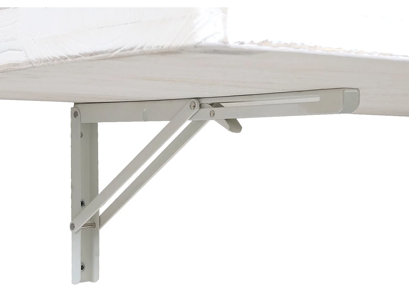 Table murale MCW-H48 Pliable,  120x60cm shabby blanc