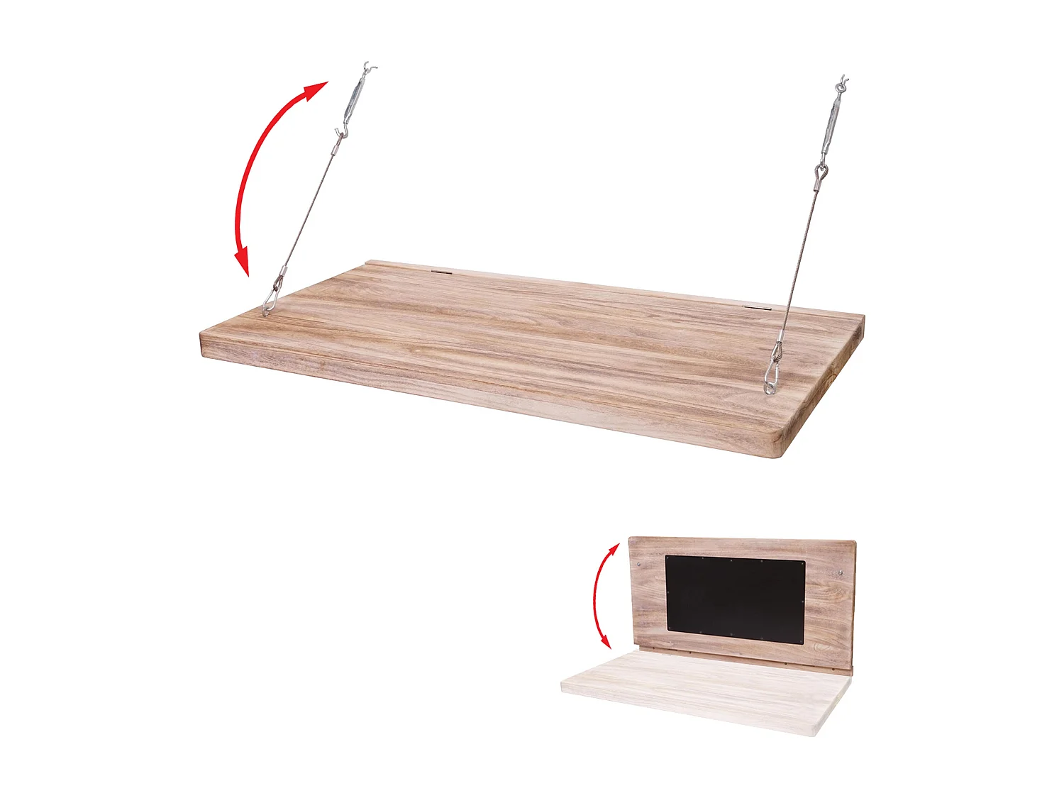 Table murale MCW-H48,  120x60cm