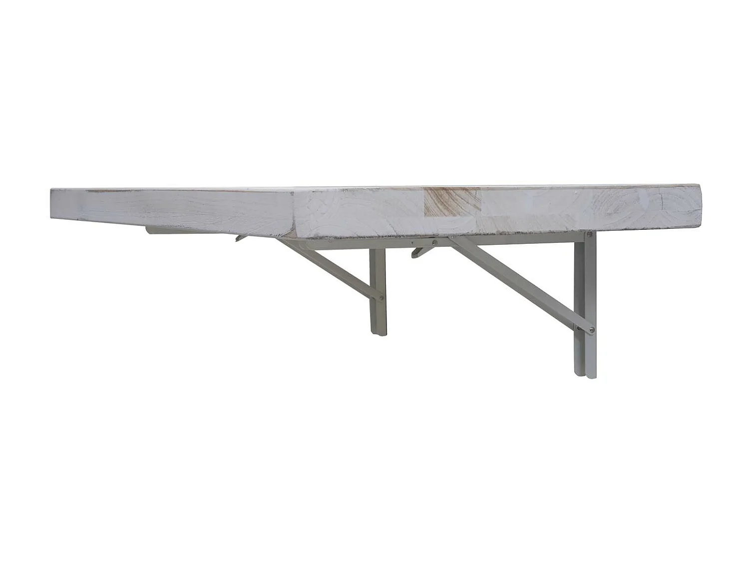 Table murale MCW-H48 Pliable,  100x50cm shabby blanc