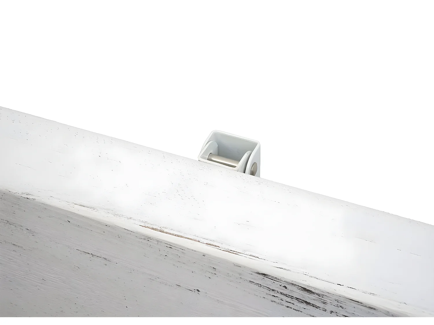 Table murale MCW-H48 Pliable,  100x50cm shabby blanc