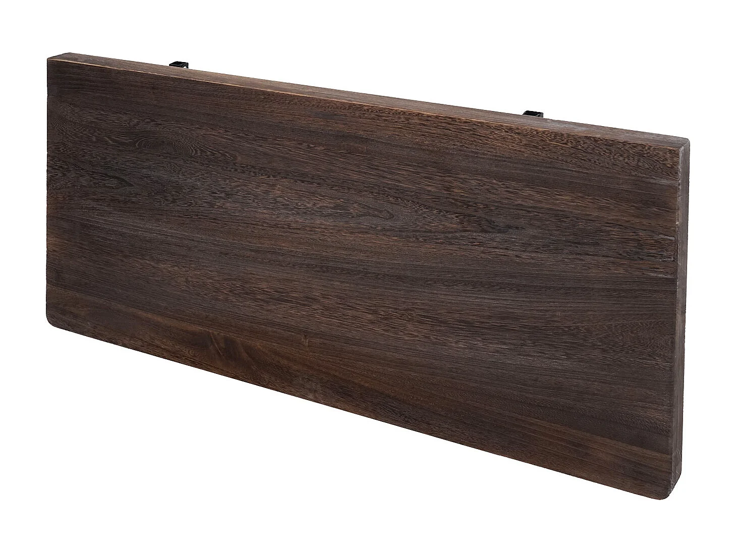 Tavolino scrivania mensola pieghevole sideboard da parete salvaspazio MCW-H48 100x50cm marrone