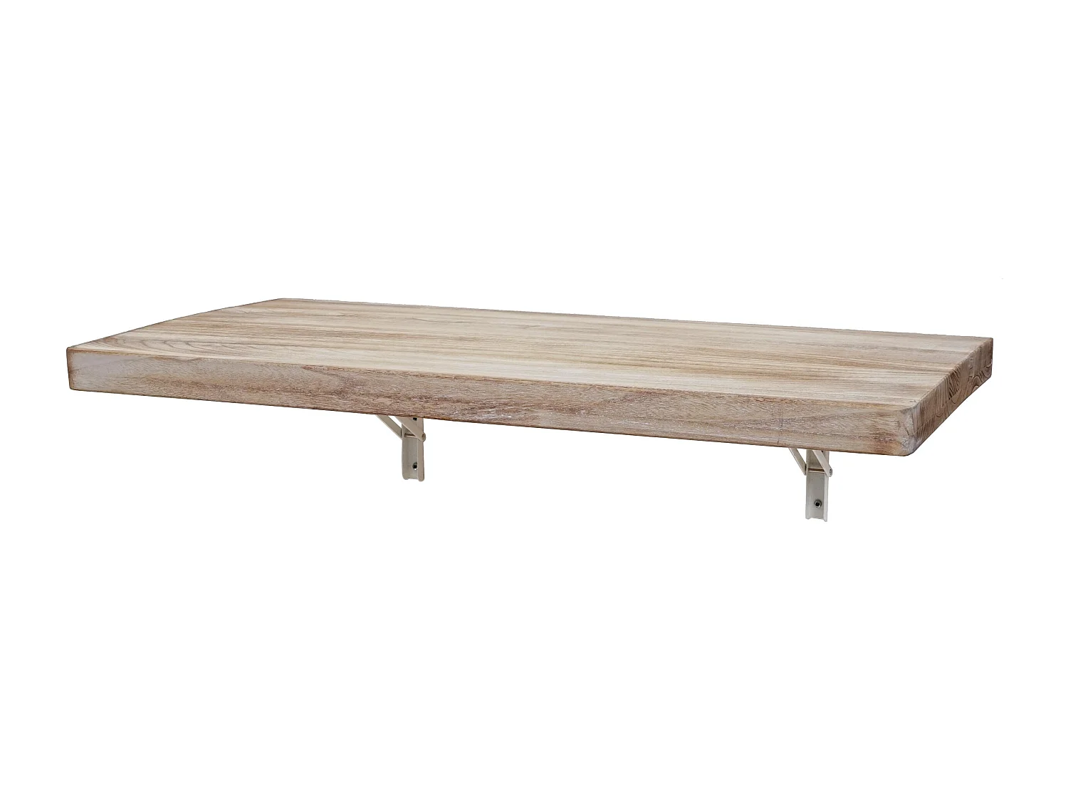 Table murale MCW-H48 Pliable,  100x50cm couleur naturelle