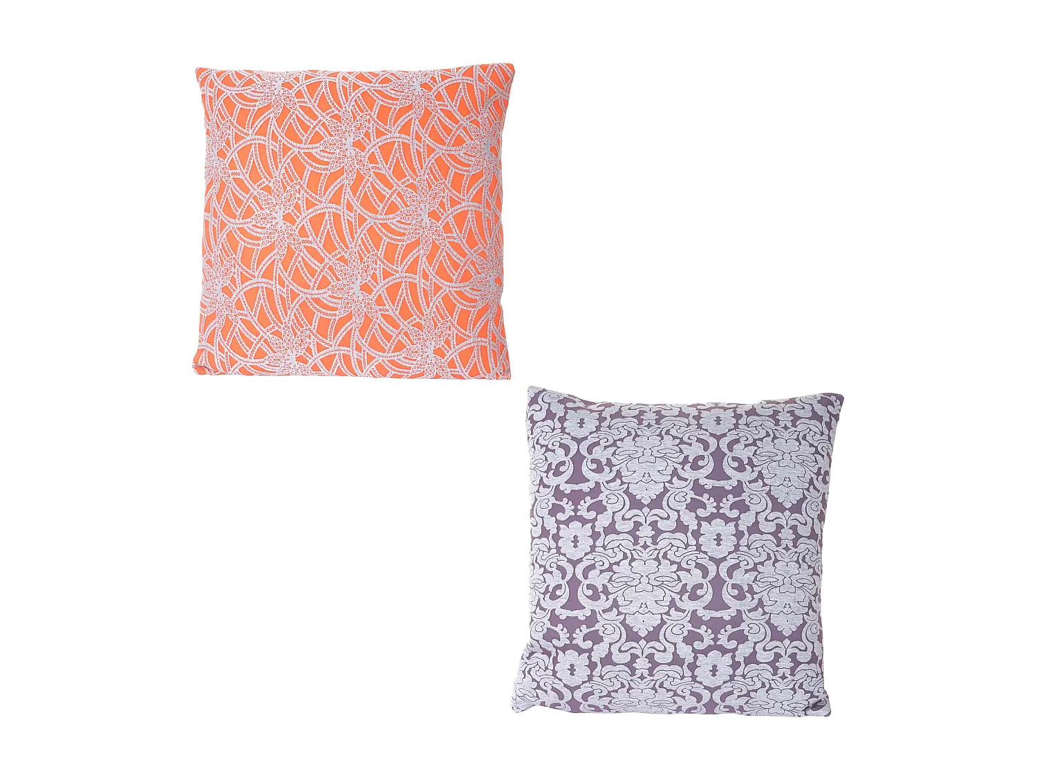 Decoratieve kussens barok + bloemen (set van 2)