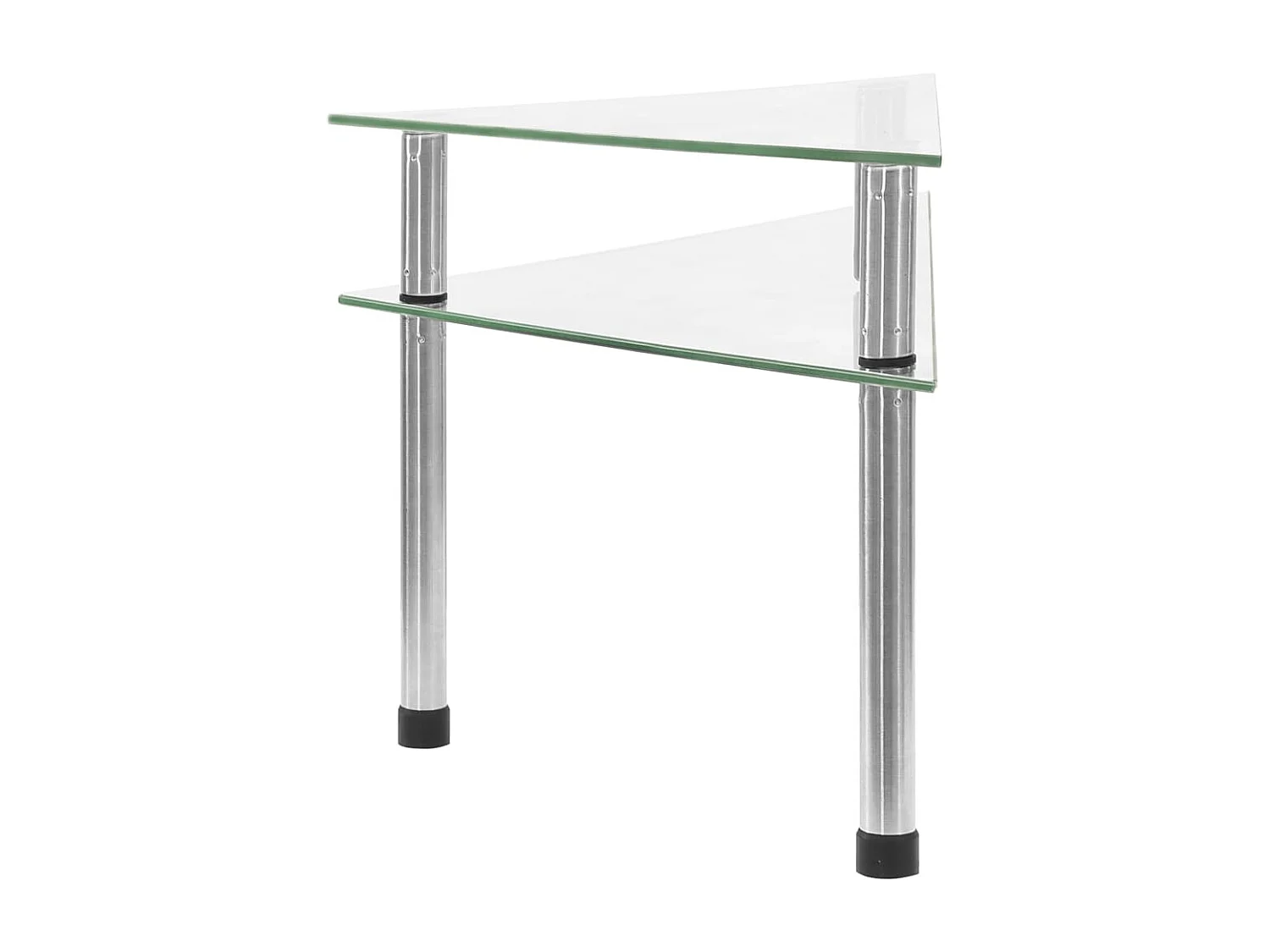 vidaXL Küchenregal Transparent 49,5x35x19 cm Hartglas