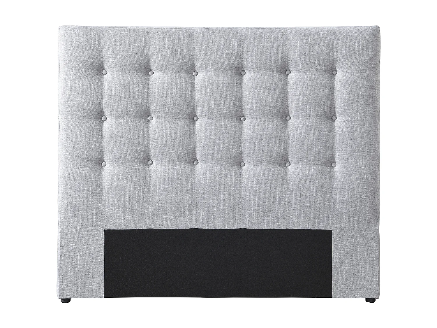 Testata trapuntata 140 cm Tessuto Grigio - FRANCESCO