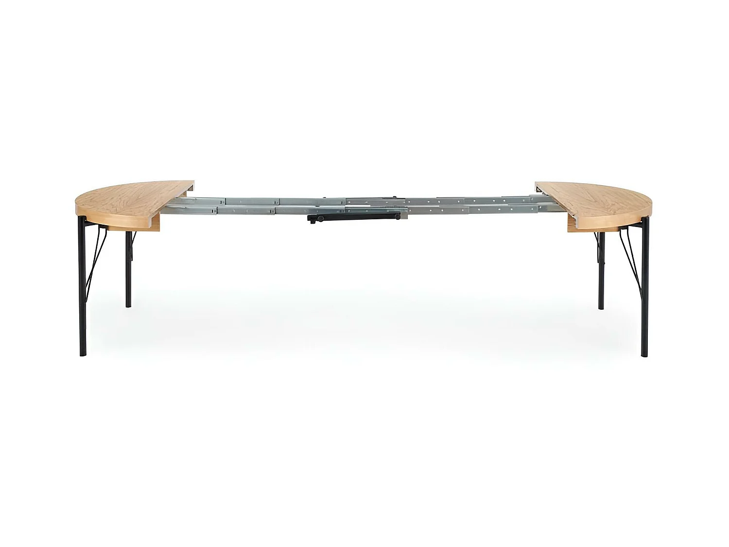 Esstisch Inferno (100x300)/Rund/MDF/Braun