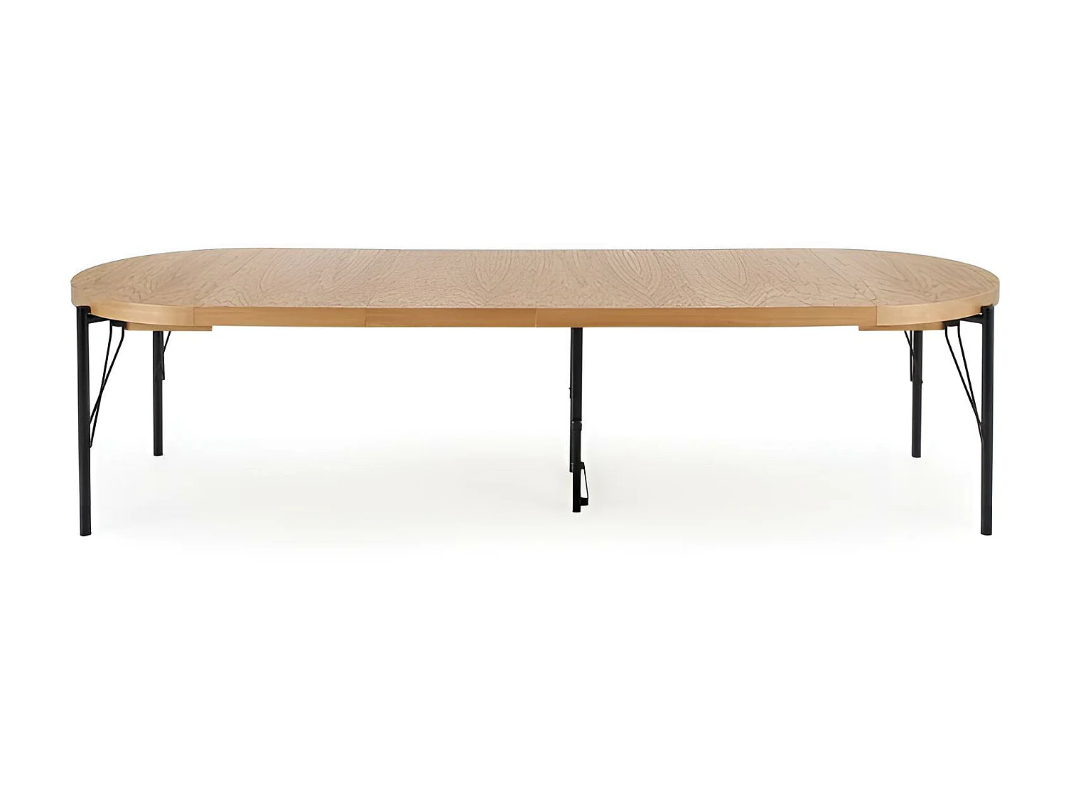 Esstisch Inferno (100x300)/Rund/MDF/Braun