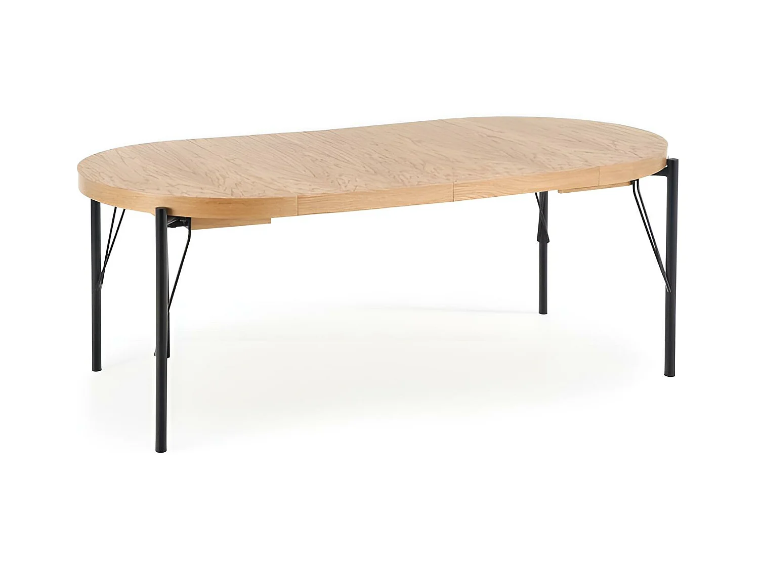 Esstisch Inferno (100x300)/Rund/MDF/Braun