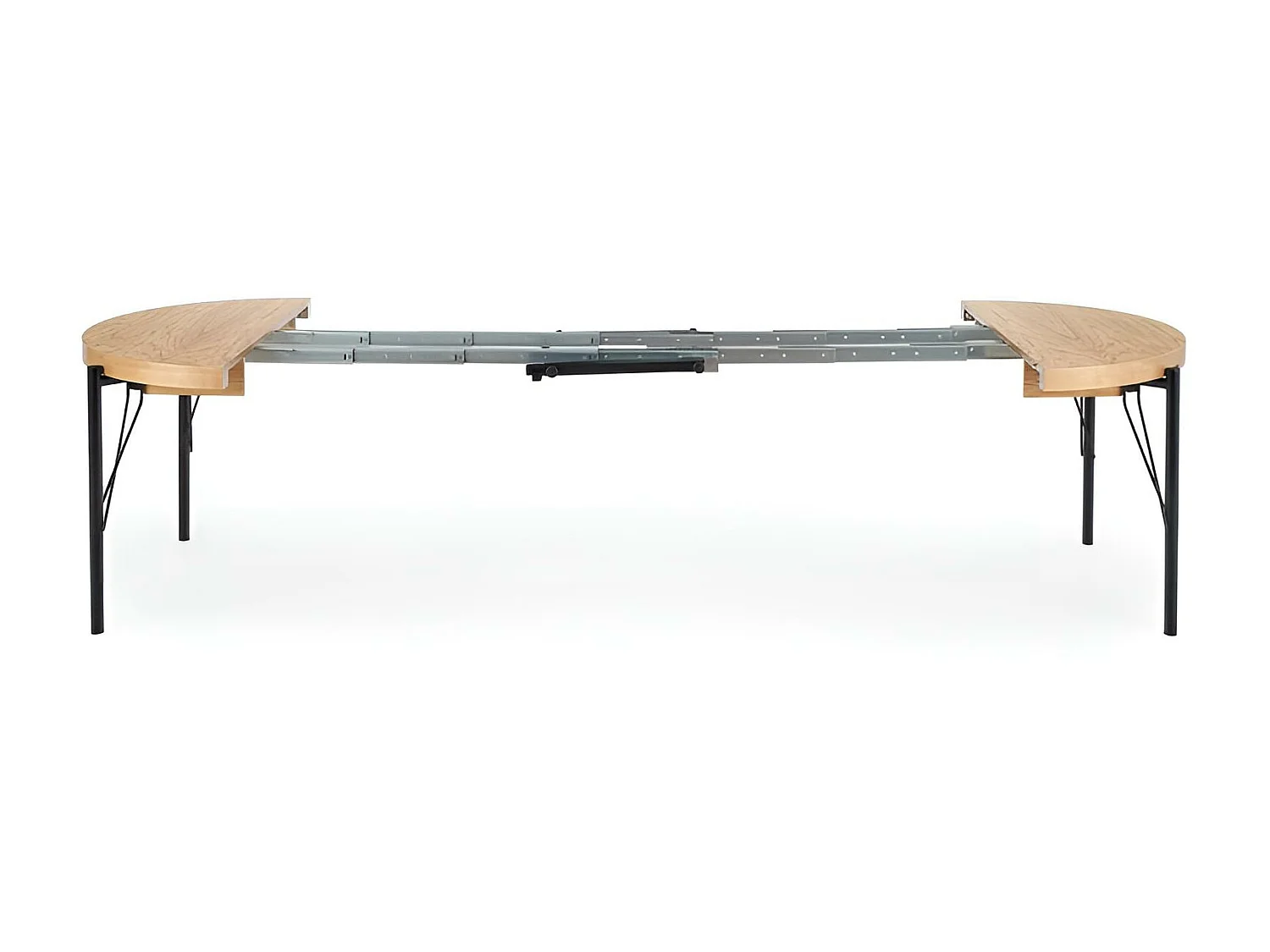 Esstisch Inferno (100x300)/Rund/MDF/Braun