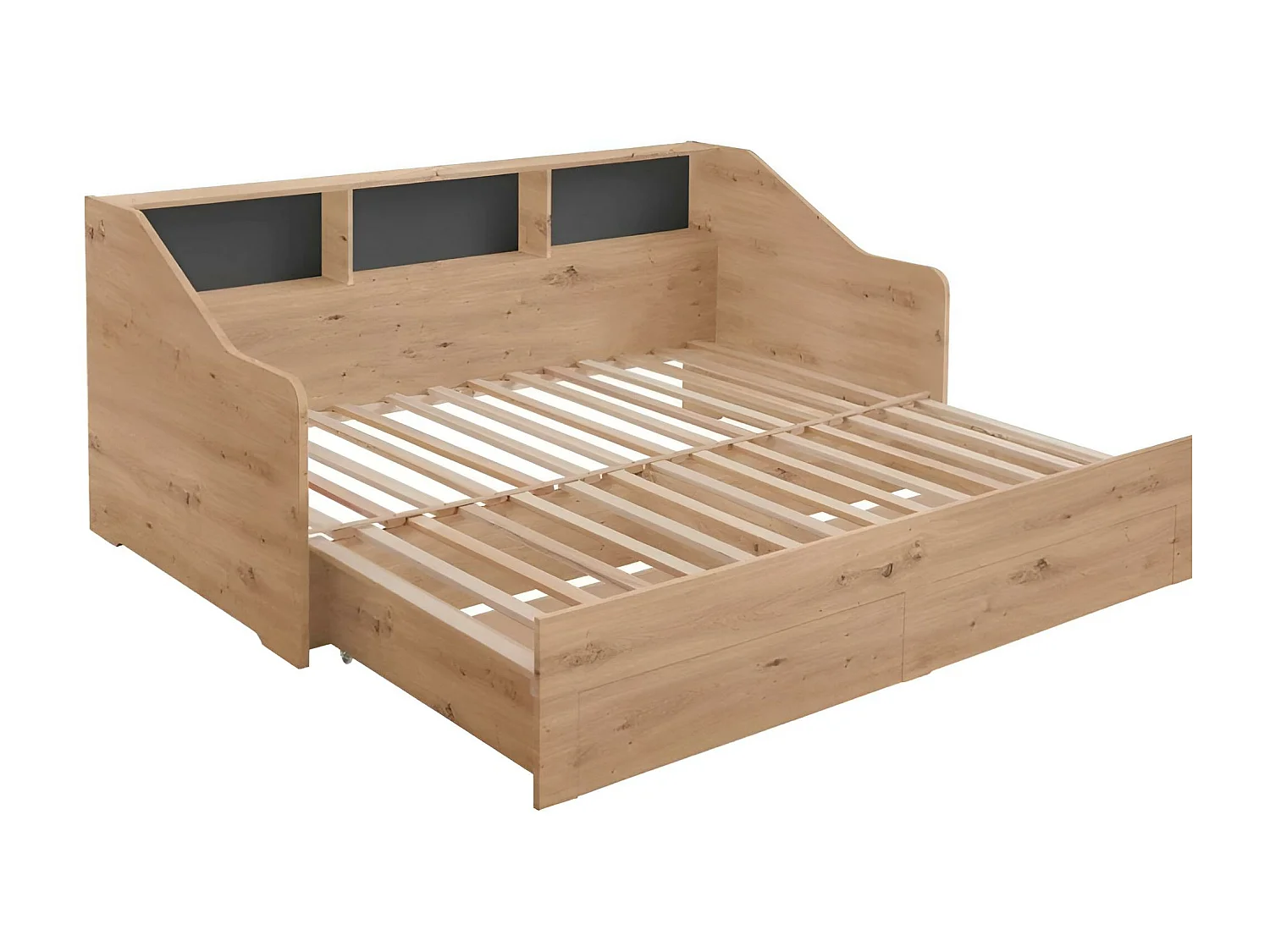 Bett Raphael Lux/90x200/Artisan-Braun