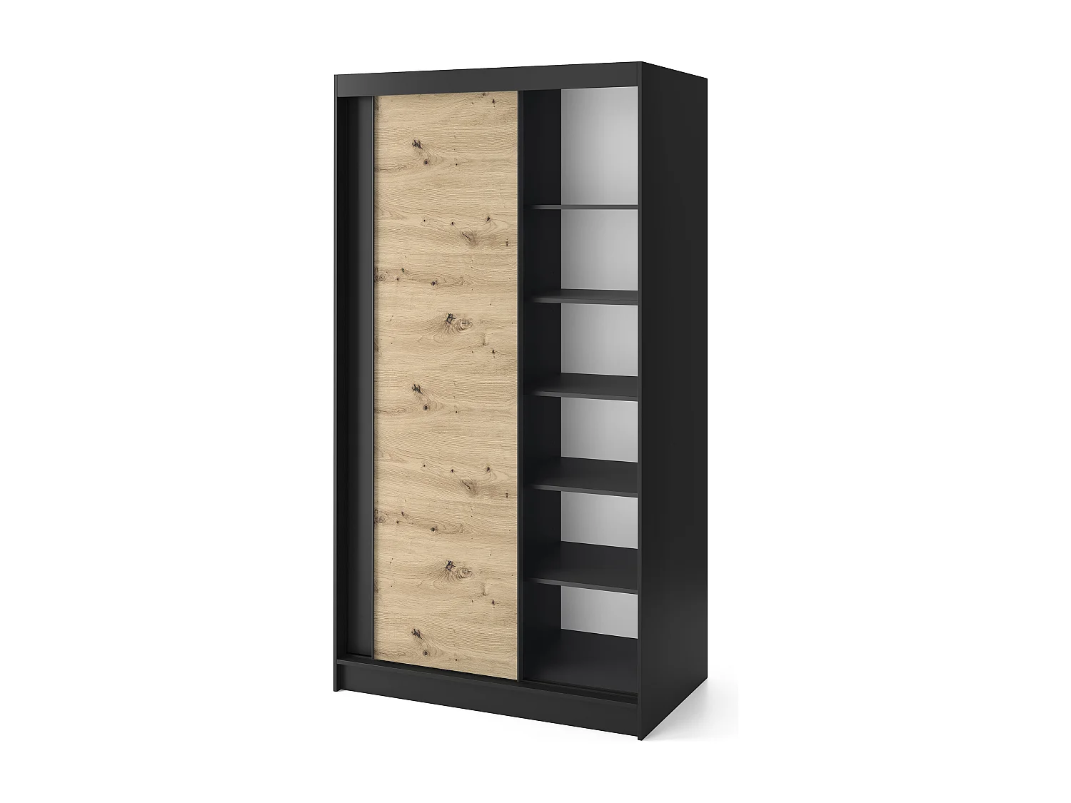 Armoire Artinero Basic/Marron&Noir