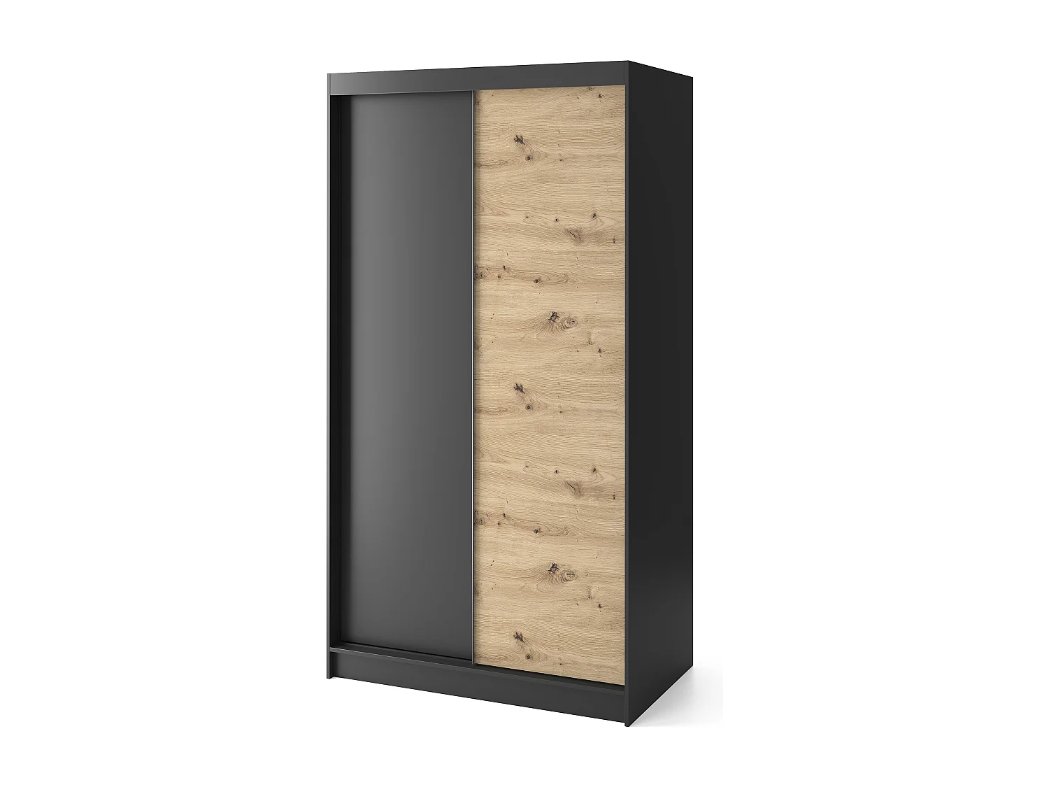 Armoire Artinero Basic/Marron&Noir