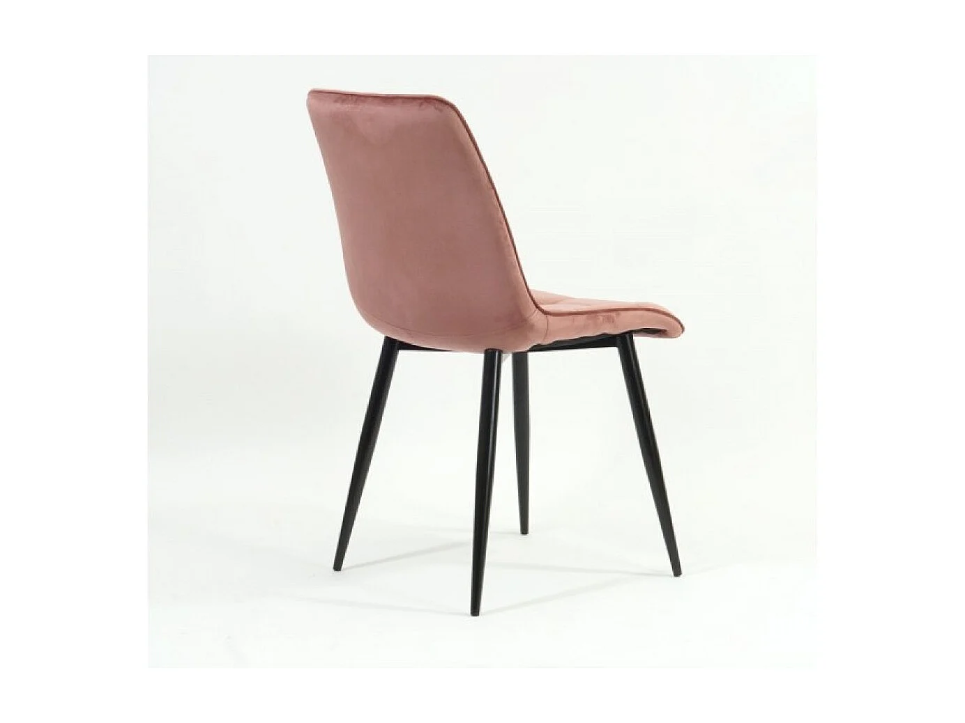 Stuhl Rim/Samtstoffbezug/Pink