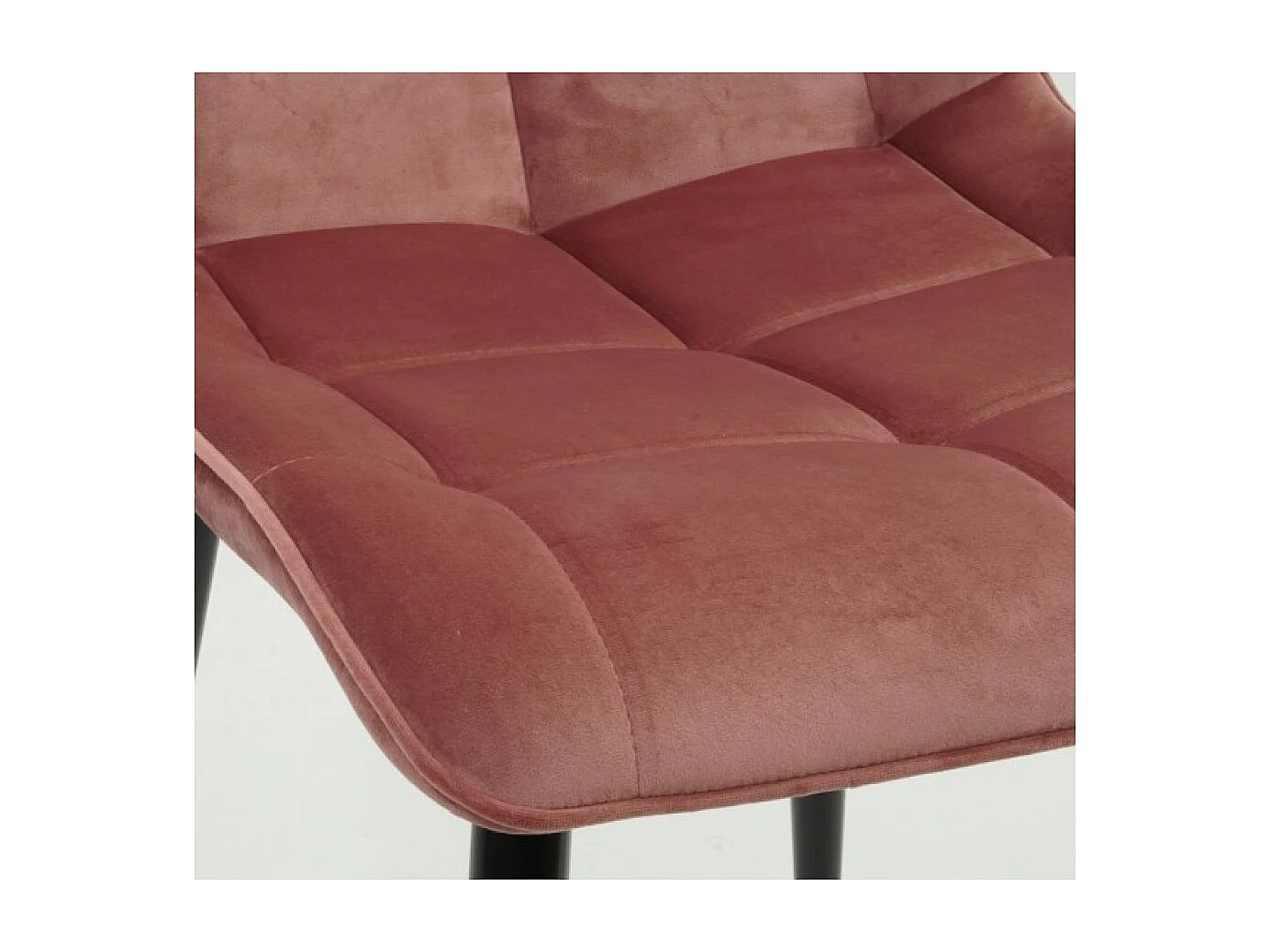 Stuhl Rim/Samtstoffbezug/Pink