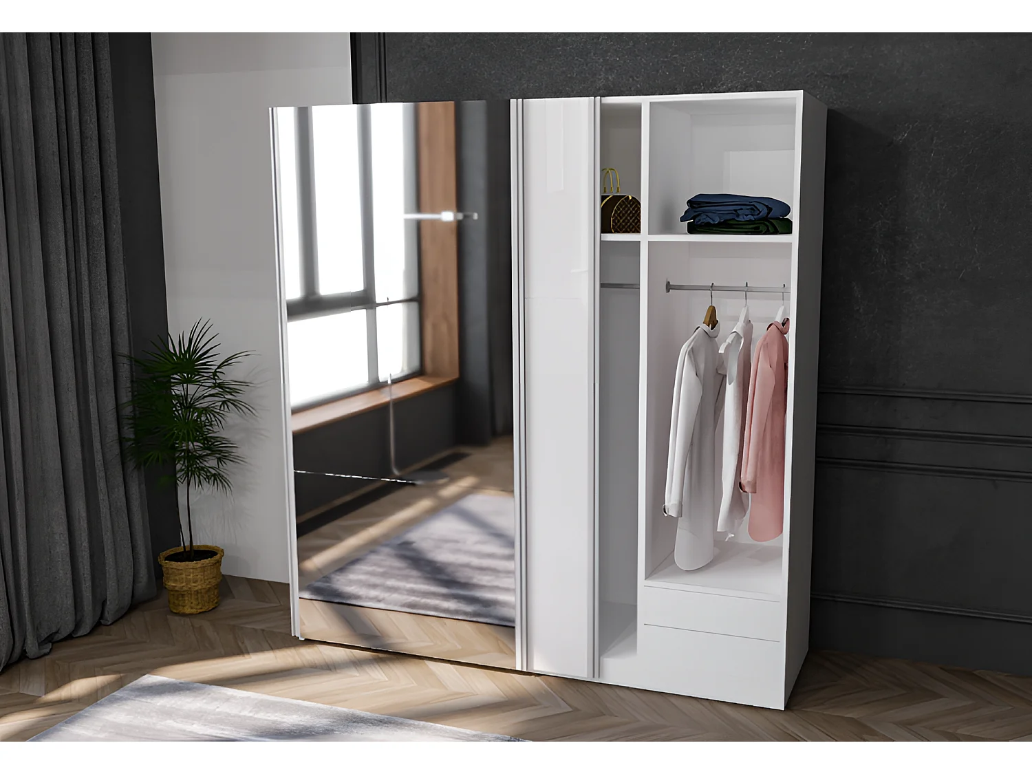 Kleiderschrank Matrix (200cm)